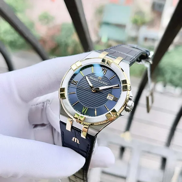 Đồng Hồ Nam Maurice Lacroix AI1008 PVY11-432-1 Màu Xanh Navy - Đồng hồ - Vua Hàng Hiệu