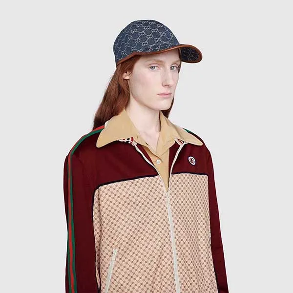 Mũ Gucci GG Baseball Hat Blue Ivory 656206-4HAC3-4264 Màu Xanh Denim Size S