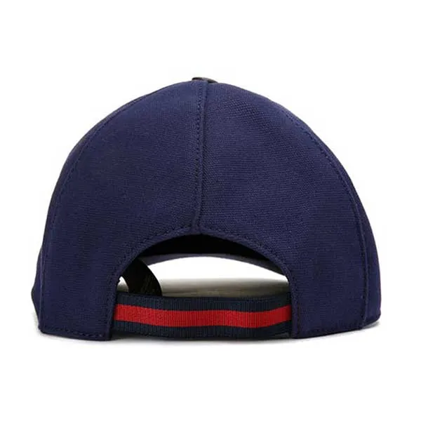 Mũ Gucci GG Double G Cap Blue 387554-4H010-4000 Màu Xanh Navy - Mũ nón - Vua Hàng Hiệu