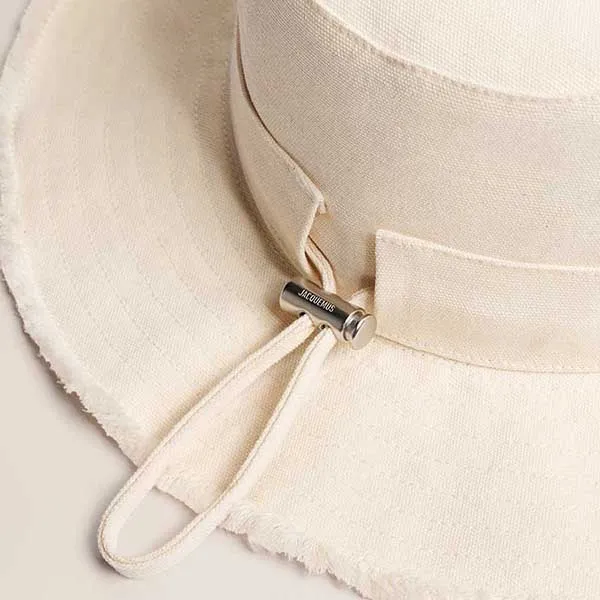 Mũ Jacquemus Le Bob Artichaut Bucket Hat Off White Màu Trắng Ngà Size 58 - Mũ nón - Vua Hàng Hiệu