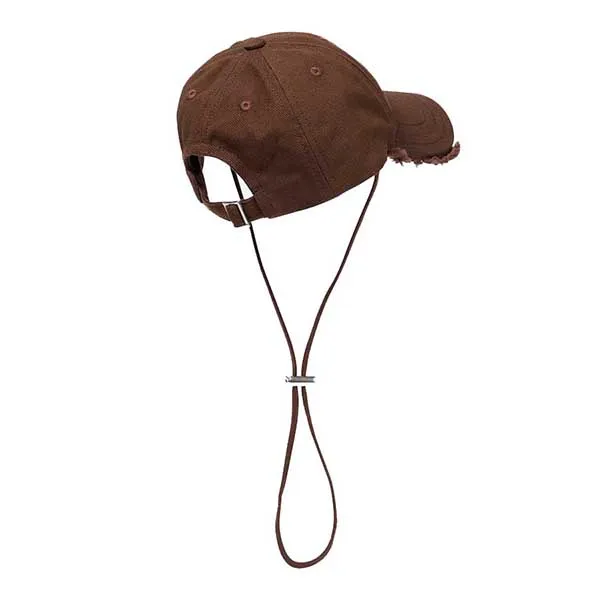 Mũ Jacquemus Le Casquette Artichaut Baseball Cap Màu Nâu Chocolate