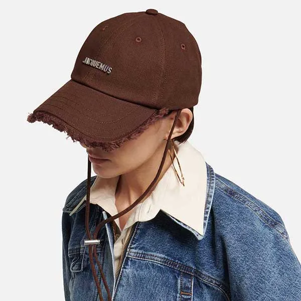 Mũ Jacquemus Le Casquette Artichaut Baseball Cap Màu Nâu Chocolate