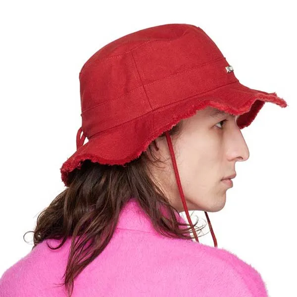 Mũ Jacquemus Red Le Bob Artichaut Bucket Hat Màu Đỏ