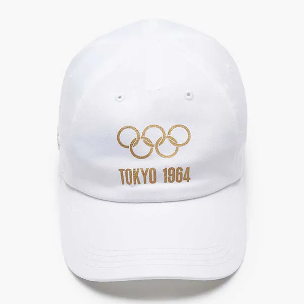 Mũ Lacoste Sport Cap Tokyo 1964 Màu Trắng