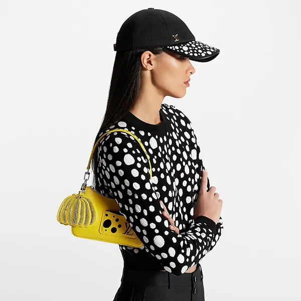 Mũ Louis Vuitton LV x YK Infinity Dots Cap M7069M Màu Đen Size M - Mũ nón - Vua Hàng Hiệu