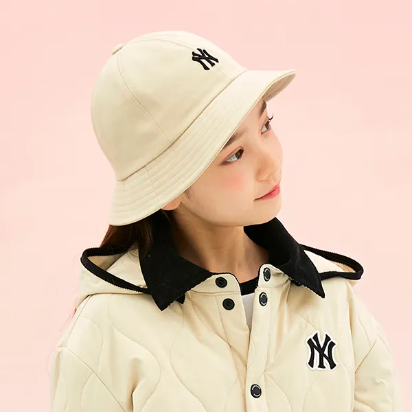 Mũ Trẻ Em MLB Bucket New York Yankees 7AHTD773N-50BGL Màu Be - Mũ nón - Vua Hàng Hiệu