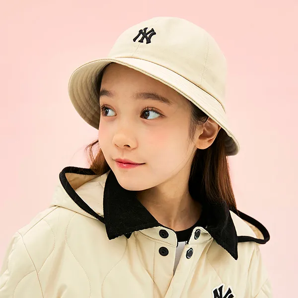 Mũ Trẻ Em MLB Bucket New York Yankees 7AHTD773N-50BGL Màu Be - Mũ nón - Vua Hàng Hiệu