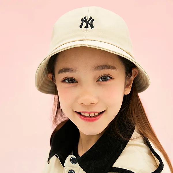 Mũ Trẻ Em MLB Bucket New York Yankees 7AHTD773N-50BGL Màu Be - Mũ nón - Vua Hàng Hiệu