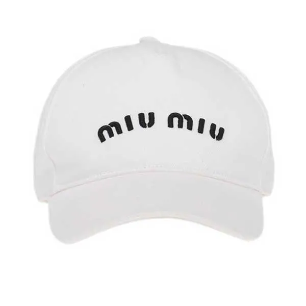 Mũ Unisex Miu Miu Cap 5HC179_2DXI_F0964 Màu Trắng - Mũ nón - Vua Hàng Hiệu