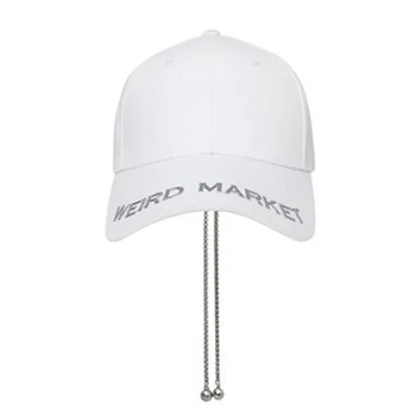 Mũ Weird Market Chains Denim Cap Brilliant White Màu Trắng