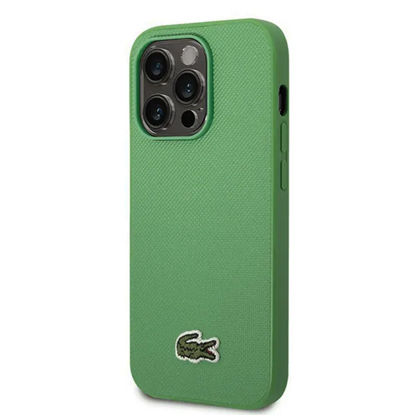Ốp Điện Thoại Lacoste Hard Case Iconic Petit Pique iPhone 14 Pro Max LCHCP14XPVCN Màu Xanh Lá