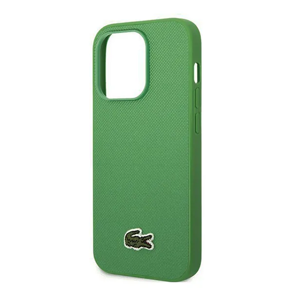 Ốp Điện Thoại Lacoste Hard Case Iconic Petit Pique iPhone 14 Pro Max LCHCP14XPVCN Màu Xanh Lá