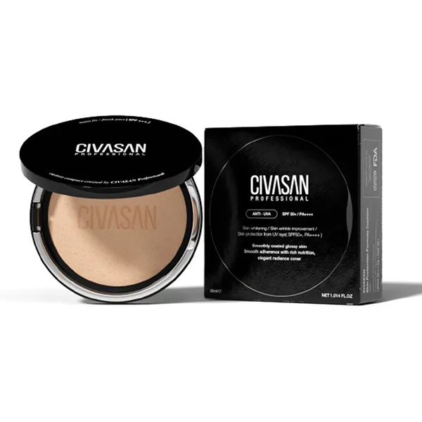 Phấn Phủ Civasan Cushion Compact SPF50+/PA++++ 15g (Vỏ Đen) - Trang điểm - Vua Hàng Hiệu