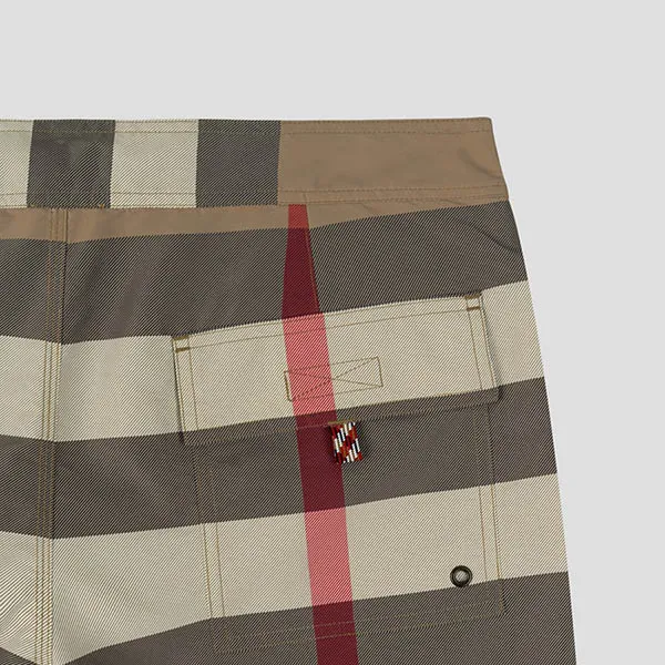 Quần Short Nam Burberry Exploded Check Printed 8022647 Phối Màu