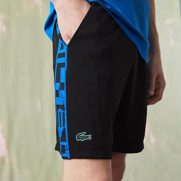 Quần Short Nam Lacoste Men's Contrast Print Màu Xanh Đen - Thời trang - Vua Hàng Hiệu