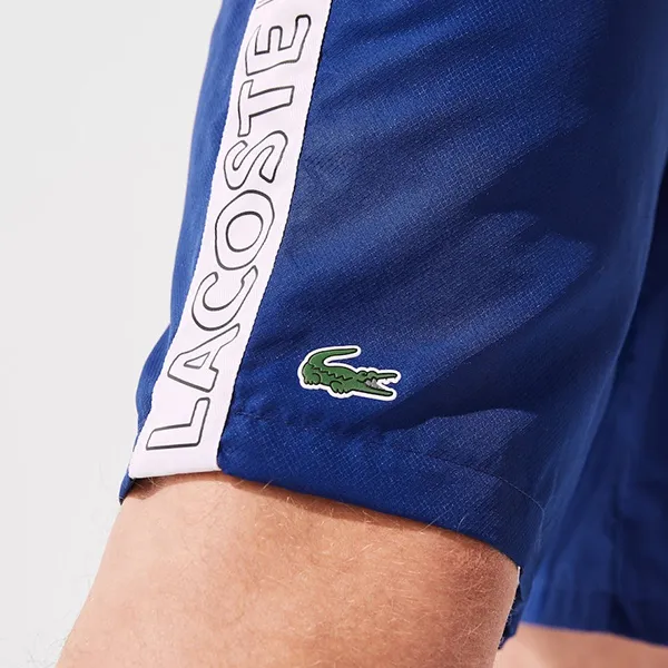 Quần Short Nam Lacoste Short Blue-Bdm/White - 001 GH0875 51 EMJ Màu Xanh Blue