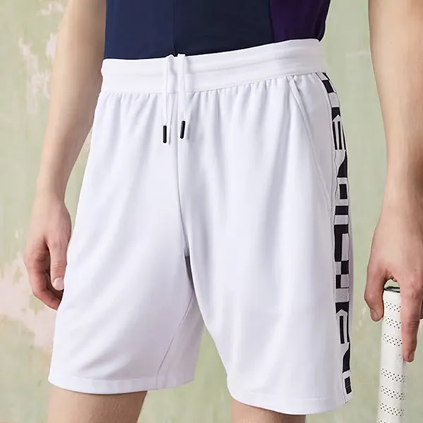 Quần Short Nam Lacoste Sport Contrast Print Tennis Màu Trắng - Thời trang - Vua Hàng Hiệu