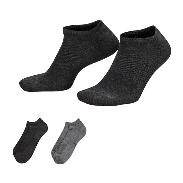 Set 2 Đôi Tất Nam Nike Everyday Plus Cushioned DQ6449-902 Màu Đen - Xám