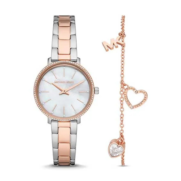 Set Đồng Hồ Nữ Michael Kors Pyper MK1066SET Màu Demi