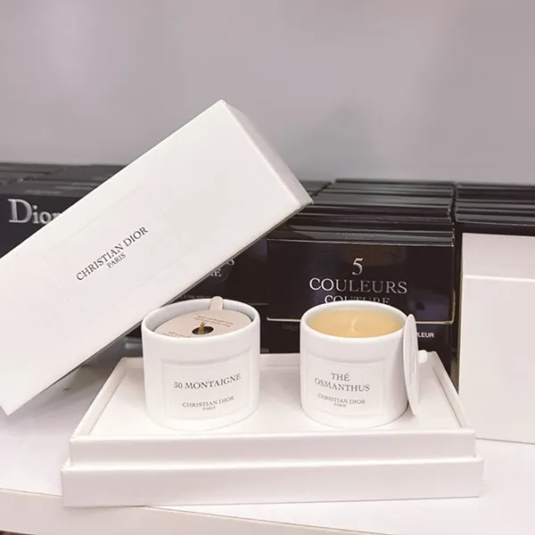 Set Nến Thơm Christian Dior Mini Candle 30 Montaigne & The Osmanthus 2 x 35g