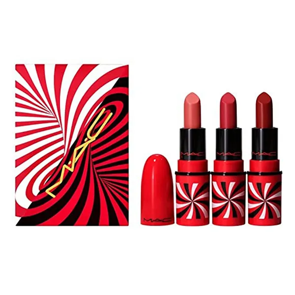 Set Son MAC Hypnotizing Holiday Tiny Tricks Mini Lipstick Trio Ruby Woo (1.8g x 3)