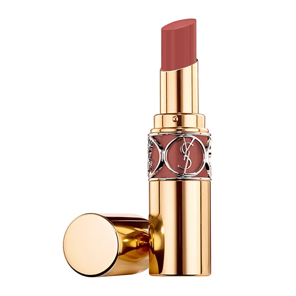 Son Dưỡng Yves Saint Laurent YSL Rouge Volupte Shine 154 Chesnut Corset Màu Đỏ Hồng