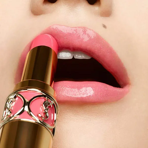 Son Yves Saint Laurent YSL Rouge Volupté Shine 103 Rose Parisienne Màu Hồng Đào - Son Môi - Vua Hàng Hiệu