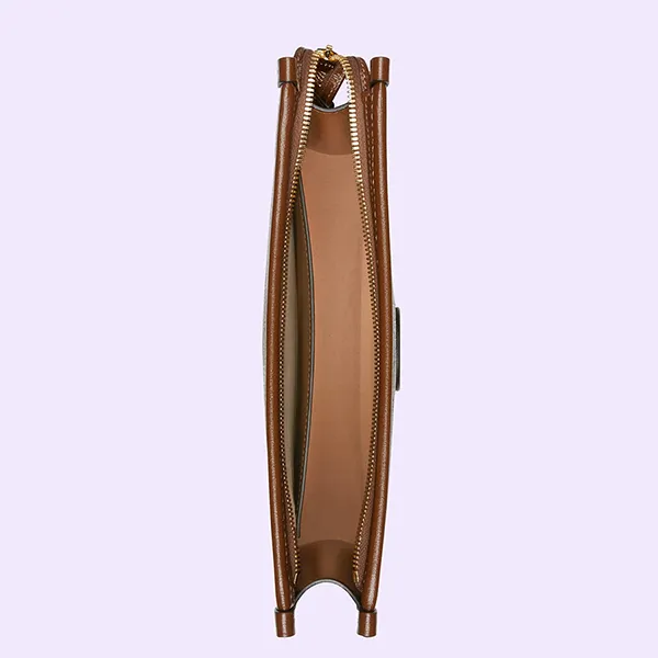 Túi Cầm Tay Nam Gucci Beauty Case With Interlocking G 672956-92TCG-8563 Màu Be Nâu - Túi xách - Vua Hàng Hiệu
