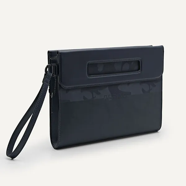 Túi Cầm Tay Nam Pedro Asbel Clutch Bag PM2-45210028 Màu Xanh Navy