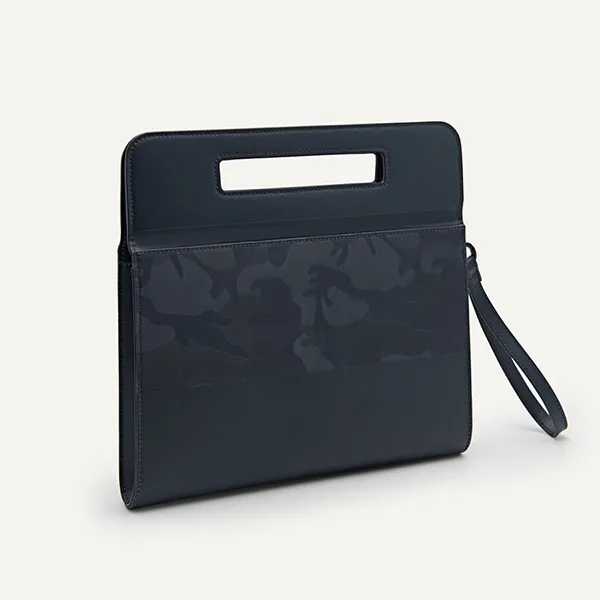 Túi Cầm Tay Nam Pedro Asbel Clutch Bag PM2-45210028 Màu Xanh Navy