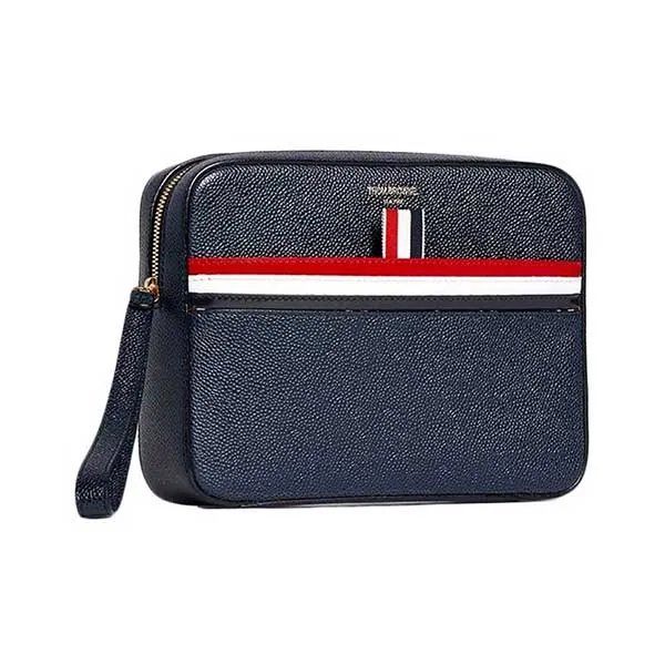 Túi Cầm Tay Nam Thom Browne MAC068A00198 415 Handbag Clutch Màu Xanh Navy