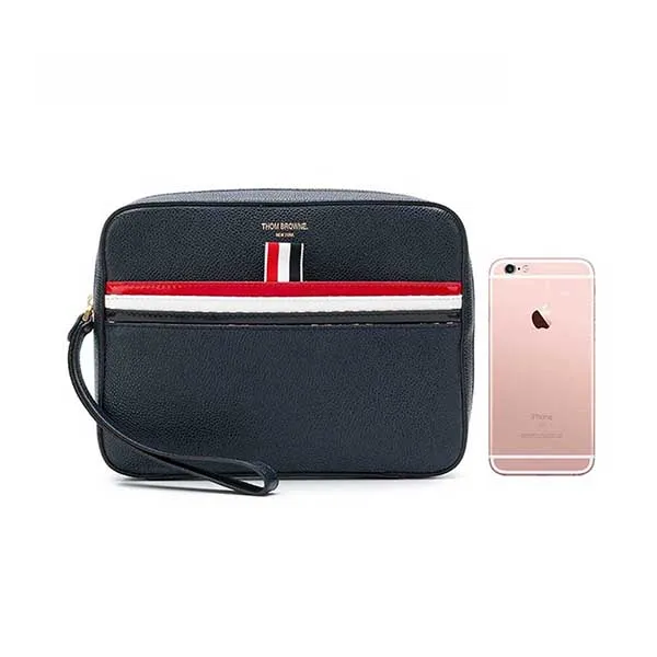 Túi Cầm Tay Nam Thom Browne MAC068A00198 415 Handbag Clutch Màu Xanh Navy