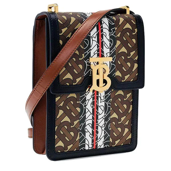 Túi Đeo Chéo Burberry Leather Handbag Màu Nâu - Túi xách - Vua Hàng Hiệu