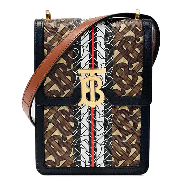Túi Đeo Chéo Burberry Leather Handbag Màu Nâu - Túi xách - Vua Hàng Hiệu
