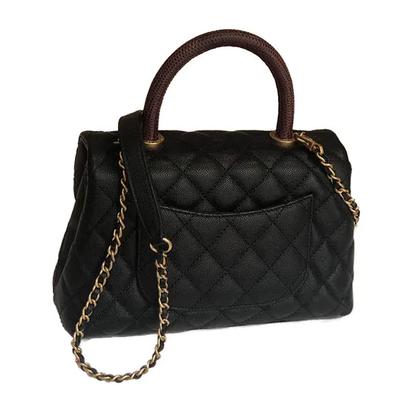 Túi Đeo Chéo Chanel Coco 9.5 Flap Black Màu Đen