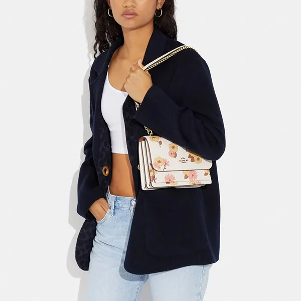 Túi Đeo Chéo Nữ Coach Klare Crossbody With Floral Cluster Print CH550 Phối Màu