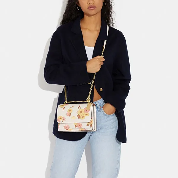 Túi Đeo Chéo Nữ Coach Klare Crossbody With Floral Cluster Print CH550 Phối Màu