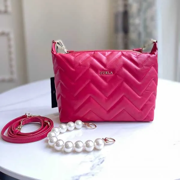 Túi Đeo Chéo Furla Sophie Màu Đỏ Ruby - Túi xách - Vua Hàng Hiệu