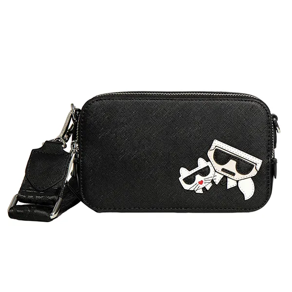 Túi Đeo Chéo Nữ Karl Lagerfeld Paris Shoulder Bag Màu Đen