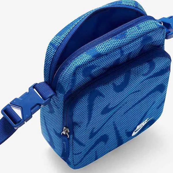 Túi Đeo Chéo Nike Heritage Cross-Body Bag 4L DQ5738-417 Màu Xanh Dương - Túi xách - Vua Hàng Hiệu