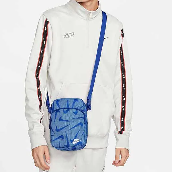 Túi Đeo Chéo Nike Heritage Cross-Body Bag 4L DQ5738-417 Màu Xanh Dương - Túi xách - Vua Hàng Hiệu