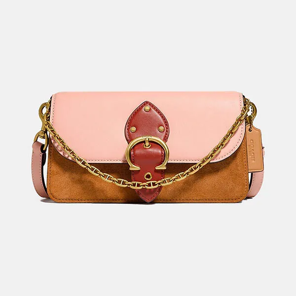 Túi Đeo Chéo Nữ Coach Beat Crossbody Clutch In Colorblock C2697 Phối Màu
