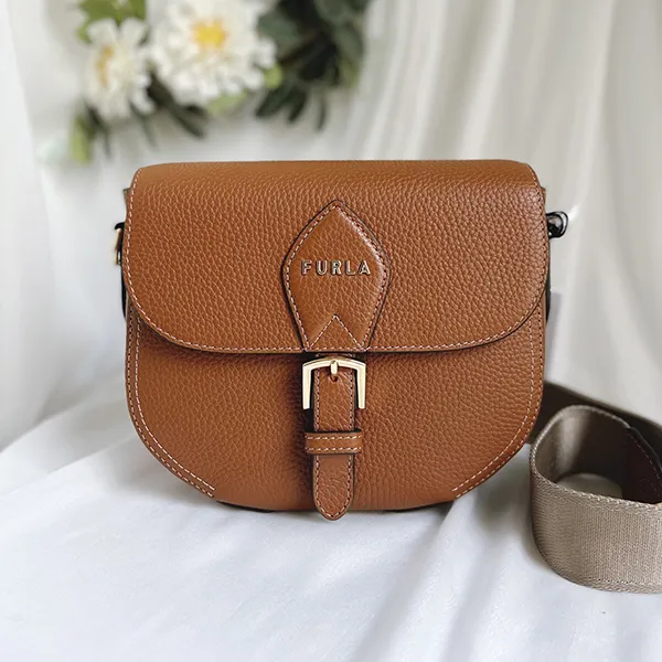 Túi Đeo Chéo Nữ Furla Urania Crossbody Mini Màu Nâu - Túi xách - Vua Hàng Hiệu