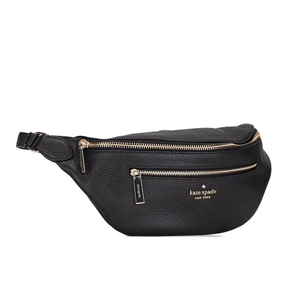 Túi Đeo Chéo Nữ Kate Spade Leila Belt Bag WKR00306 001 Màu Đen - Túi xách - Vua Hàng Hiệu