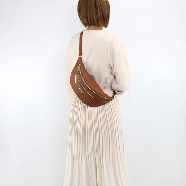Túi Đeo Chéo Nữ Kate Spade Leila Belt Bag WKR00306 910 Màu Nâu - Túi xách - Vua Hàng Hiệu