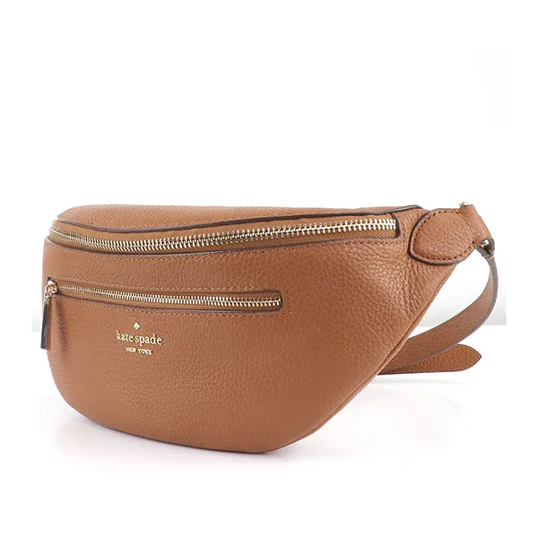 Túi Đeo Chéo Nữ Kate Spade Leila Belt Bag WKR00306 910 Màu Nâu - Túi xách - Vua Hàng Hiệu