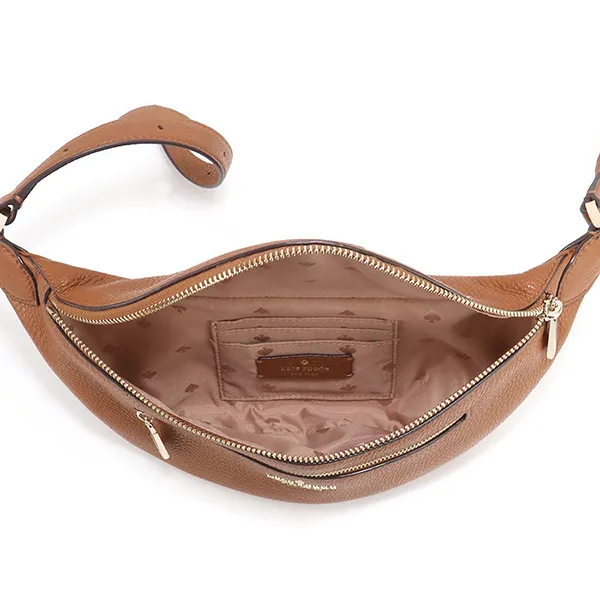 Túi Đeo Chéo Nữ Kate Spade Leila Belt Bag WKR00306 910 Màu Nâu - Túi xách - Vua Hàng Hiệu
