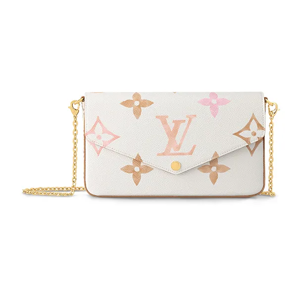 Túi Đeo Chéo Nữ Louis Vuitton LV Félicie Pochette M82520 Màu Trắng - Túi xách - Vua Hàng Hiệu