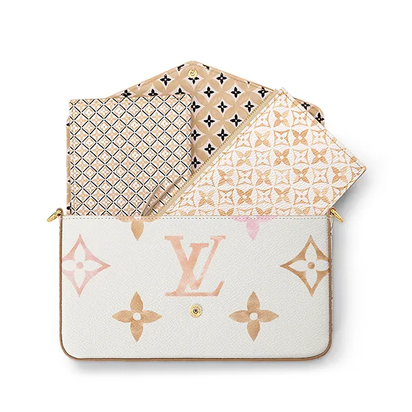 Túi Đeo Chéo Nữ Louis Vuitton LV Félicie Pochette M82520 Màu Trắng - Túi xách - Vua Hàng Hiệu