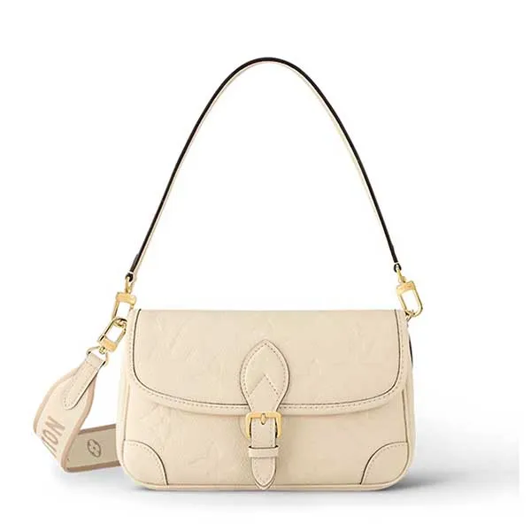 Túi Đeo Chéo Nữ Louis Vuitton LV M46388 Diane Bag Màu Trắng Kem - Túi xách - Vua Hàng Hiệu